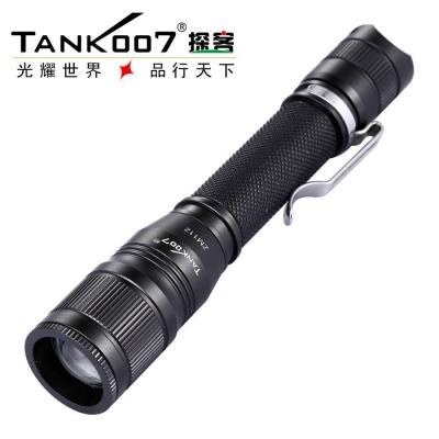 TANK007探客ZM112-R5正品美國大功率LED調(diào)焦手電筒騎行遠(yuǎn)射家用戶外防身