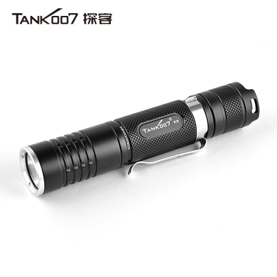 探客TANK007 CREE LED K9小直筒型戶外搜索手電筒