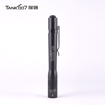 Tank007探客UVE2熒光檢測手電筒 便攜式迷你筆帽式UV紫外線手電